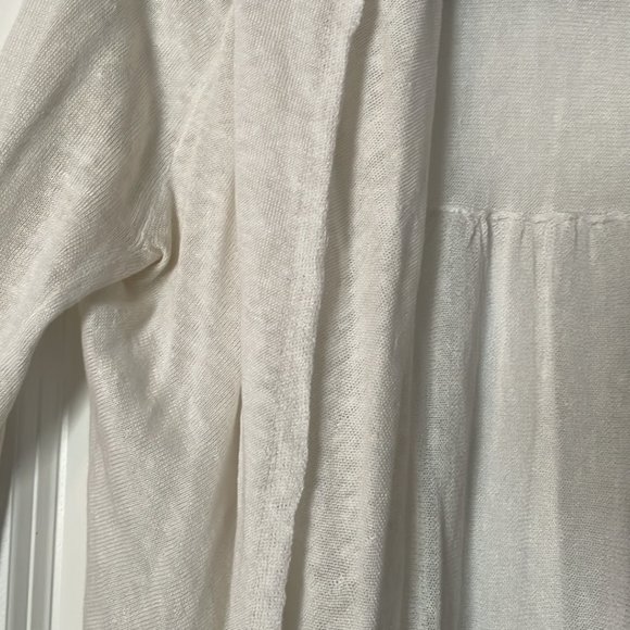 Lilly Pulitzer White Open Front Cardigan - Picture 3 of 4